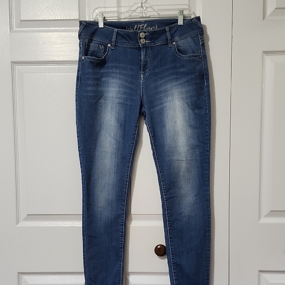 Wallflower Women's Blue Skinny Jeans